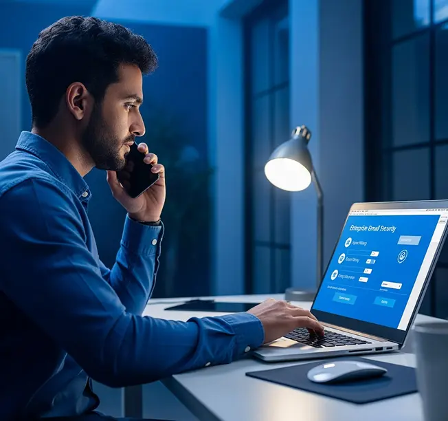 Multi-layered email security protection for Iraqi businesses