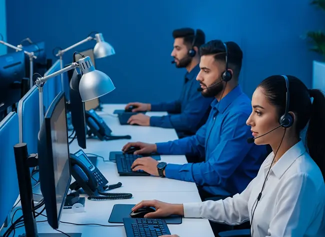 Osous Al Taqnia technical support team in Iraq